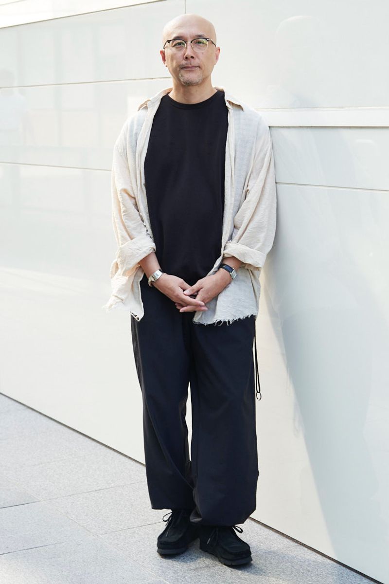 バーベルオブジェクトのシャツコーディネート | 250908-0827-04 田名部敏丈