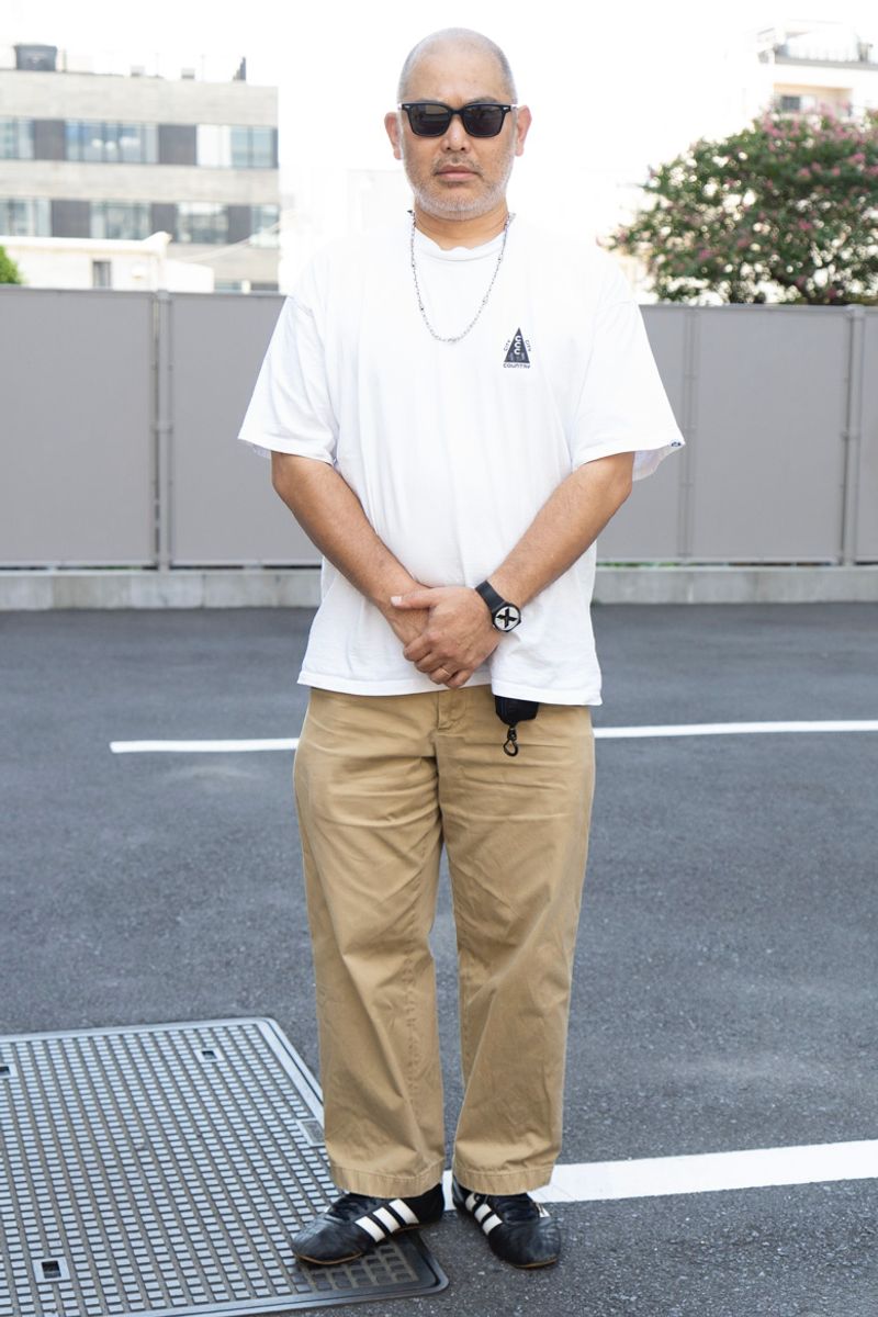 シティーカントリーシティーのTシャツコーディネート | 250909-1311-13 伊波辰郎