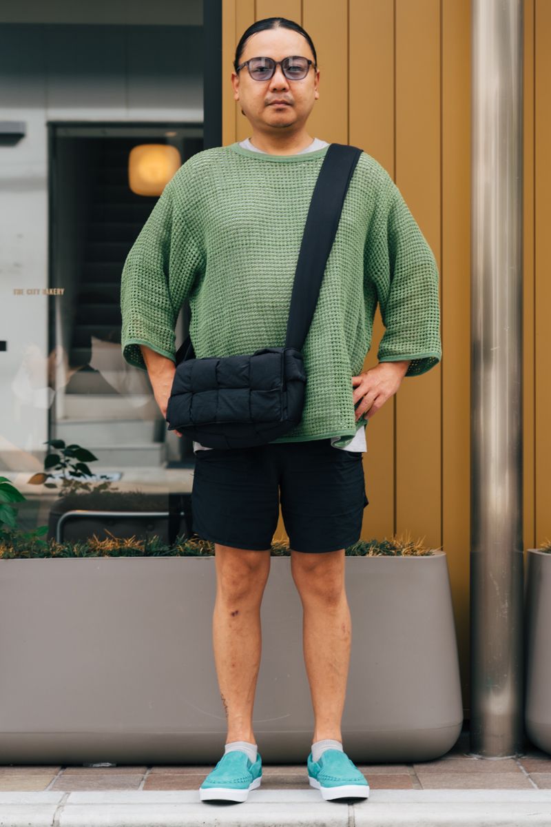 ジャーナルスタンダードレリュームのTシャツコーディネート | 250920-0246-58 庄子紘太 4枚目の写真