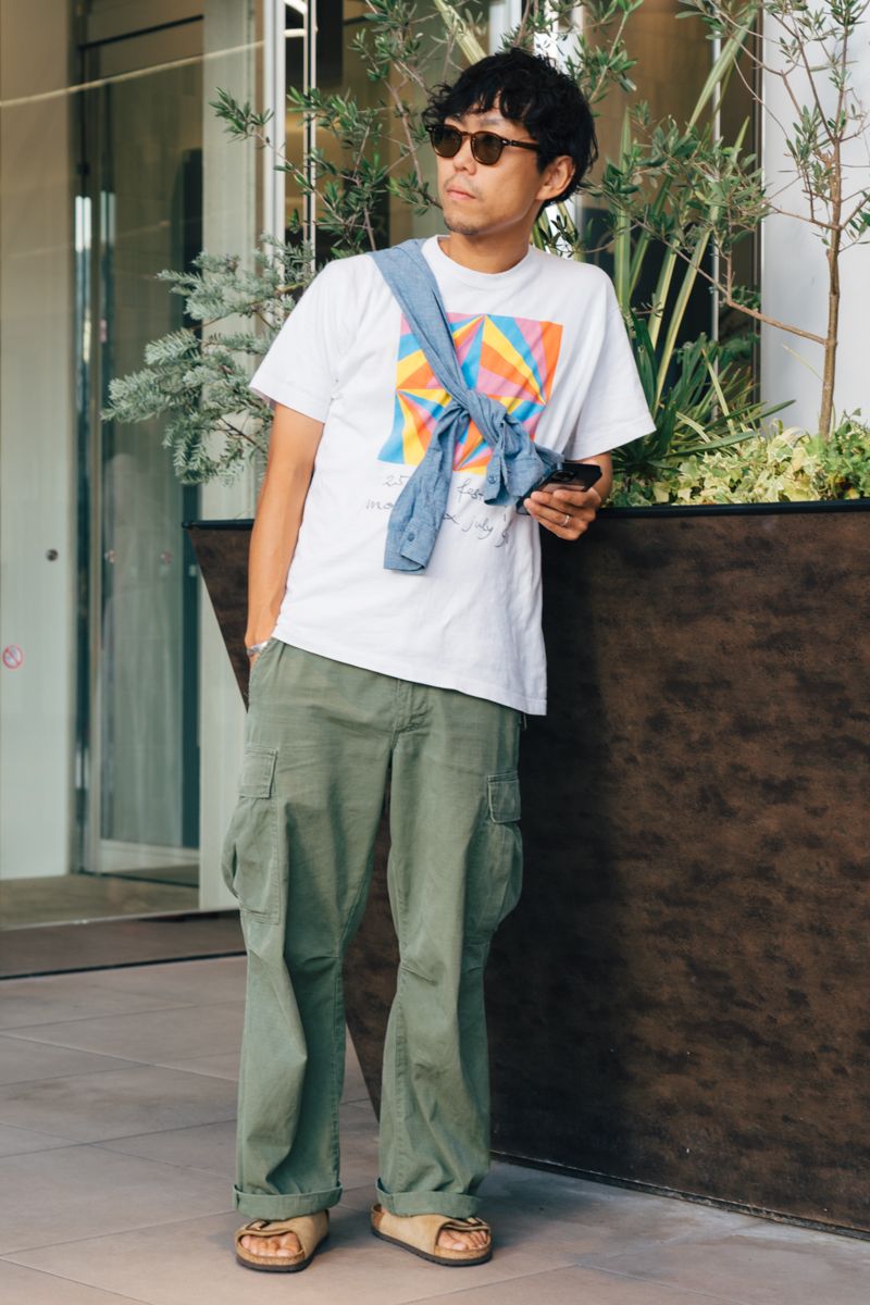 古着のTシャツコーディネート | 250923-1848-32 三浦豪祥 2枚目の写真