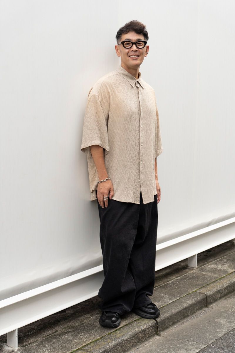 アクネストゥディオズのシャツコーディネート | 250923-1912-42 竹下大介