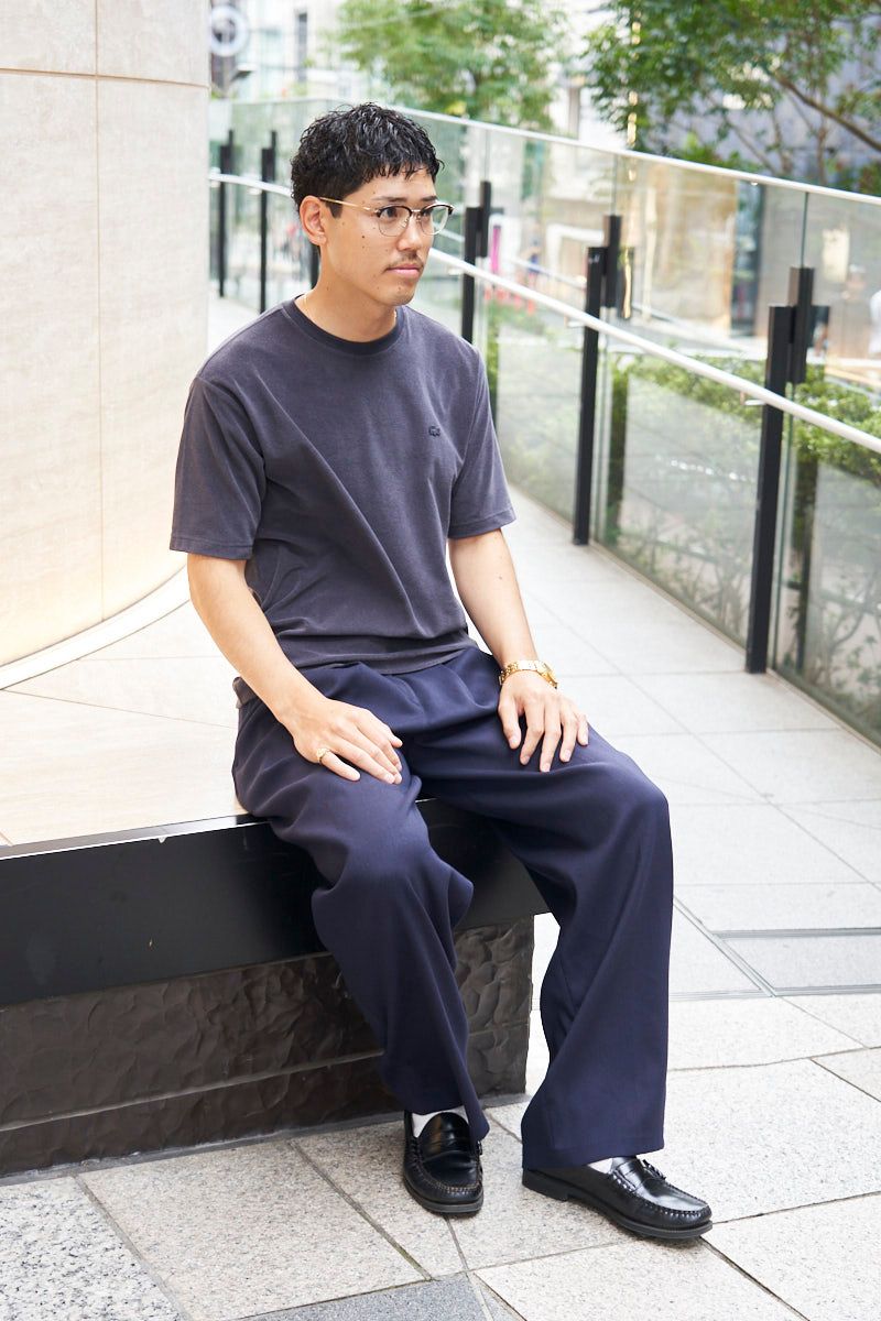 ラコステのTシャツコーディネート | 250923-1735-19 椎名