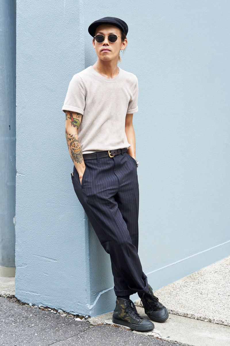 バナナリパブリックのTシャツコーディネート | 250923-1745-42 スズキイッセイ 2枚目の写真