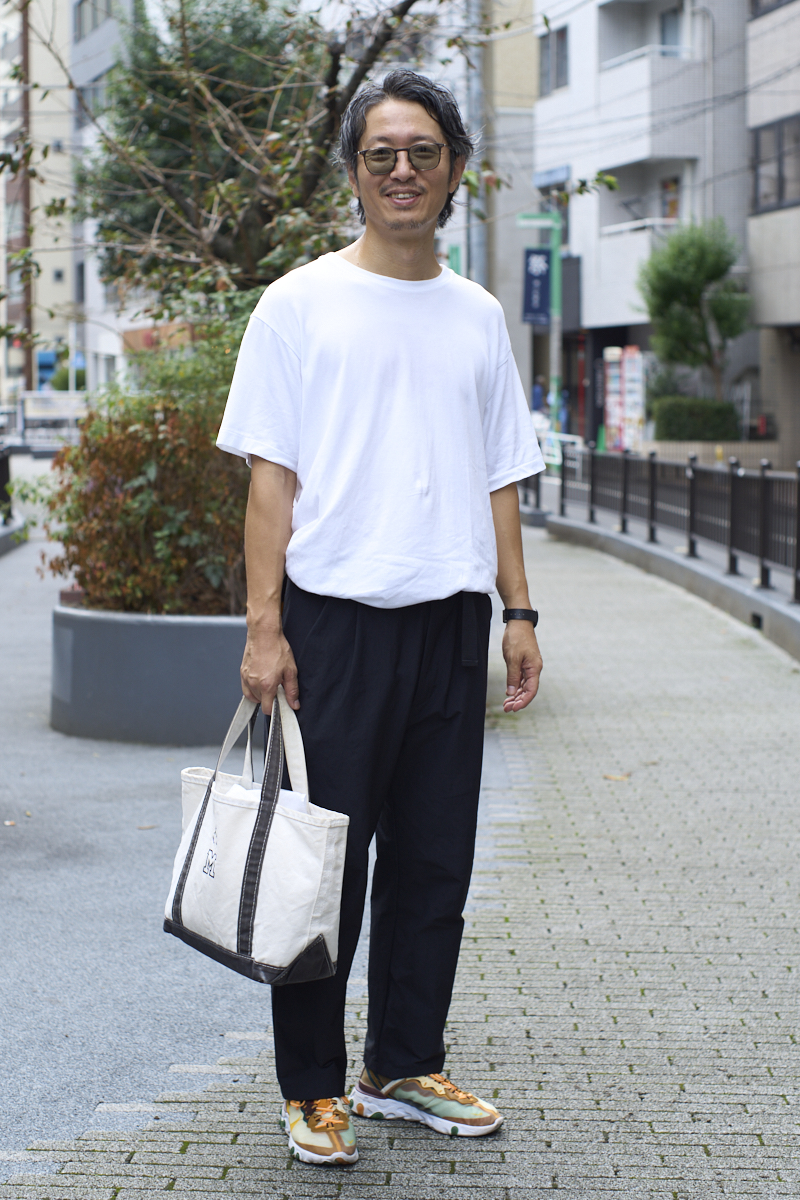 C-boy style 70's Hanes シャツ 海外ストリートコーデ ヘインズ」のTシャツをシンプルに格好良く着こなした5名。サイズ感や