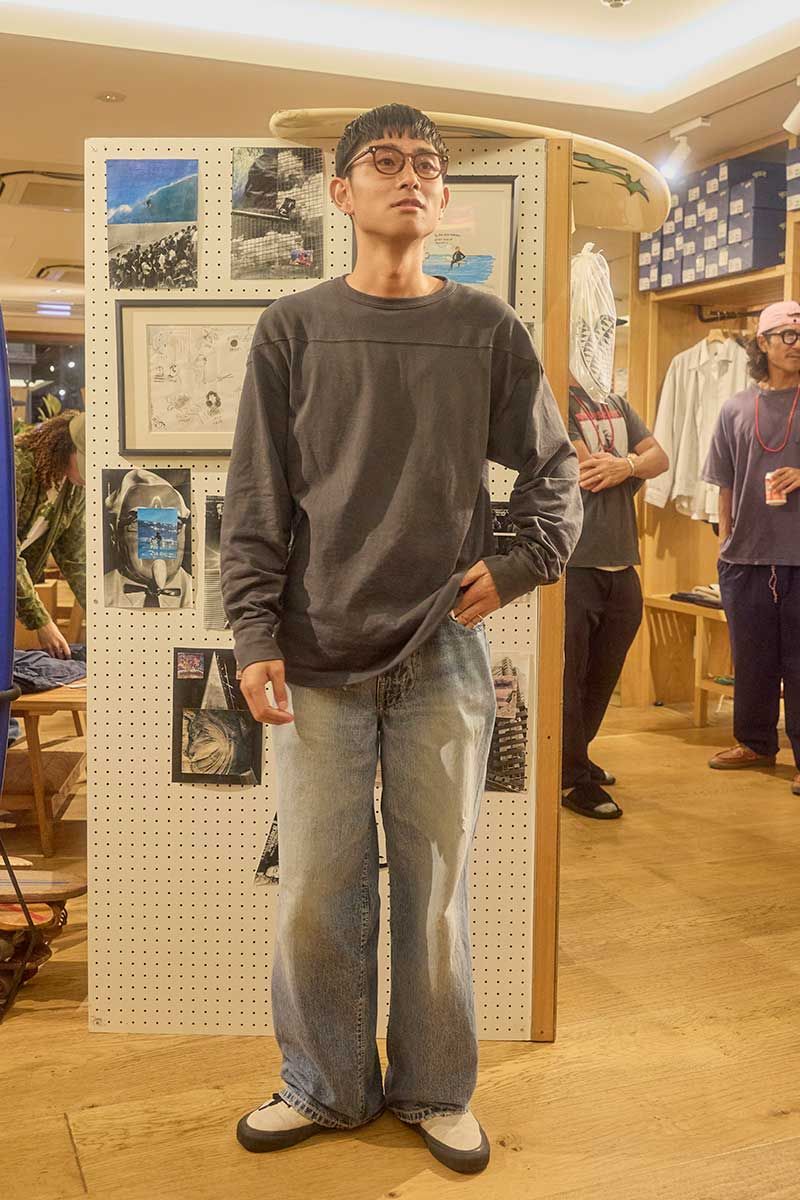 ピルグリム サーフ＋サプライのTシャツコーディネート | 250922-1224-18 原田大嗣 5枚目の写真