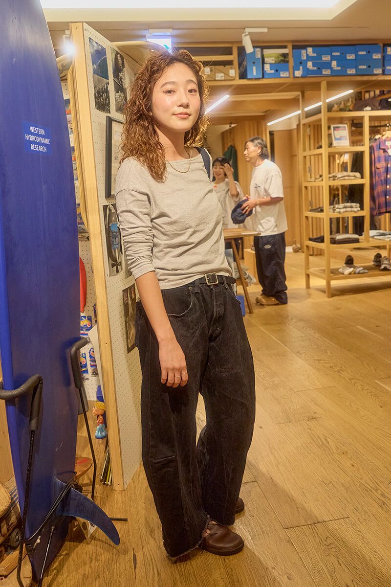 不明のTシャツコーディネート | 250922-1319-43 鈴木礼美 5枚目の写真