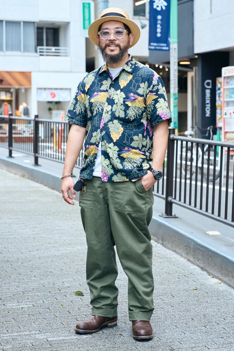 古着のシャツコーディネート | 250924-2158-09 荒井正博