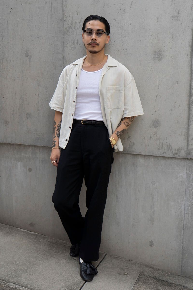 ノーブランドのシャツコーディネート | 250924-2256-57 鈴木 凌 2枚目の写真