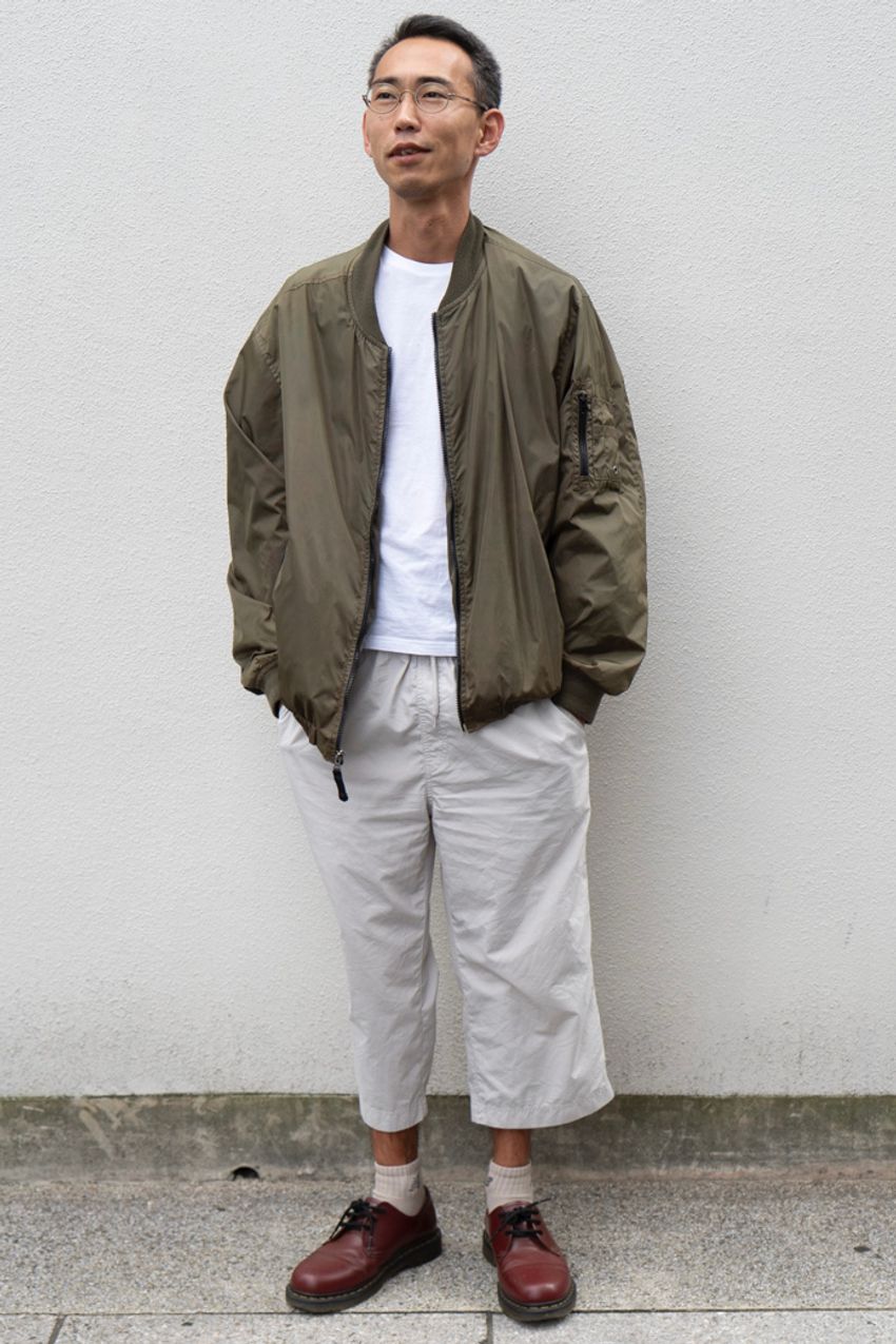 シルエットで差がつく！ 難易度高め（？）な“ハンパ丈パンツ”の攻略法を3人のスナップで - 2枚目の画像