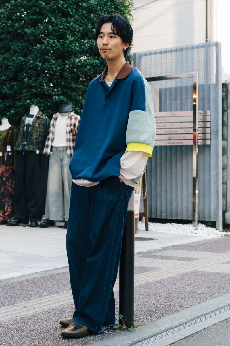 フミトガンリュウのポロシャツコーディネート | 250928-1417-54 津川大輝 3枚目の写真