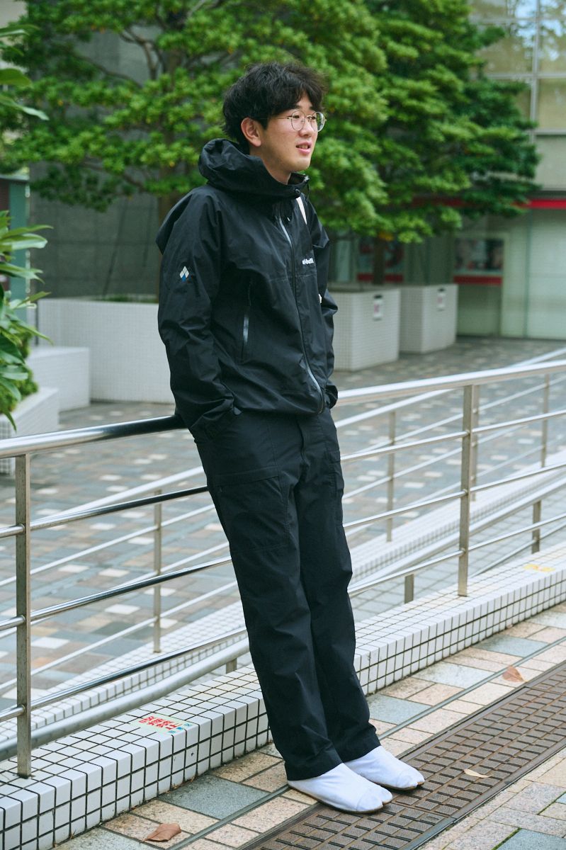 モンベルのジャケットコーディネート | 251004-1419-02 野上優輔 2枚目の写真