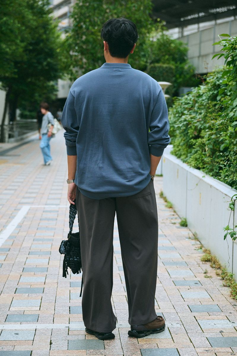 スティーブンアランのポロシャツコーディネート | 251004-1421-37 片倉敦也 3枚目の写真