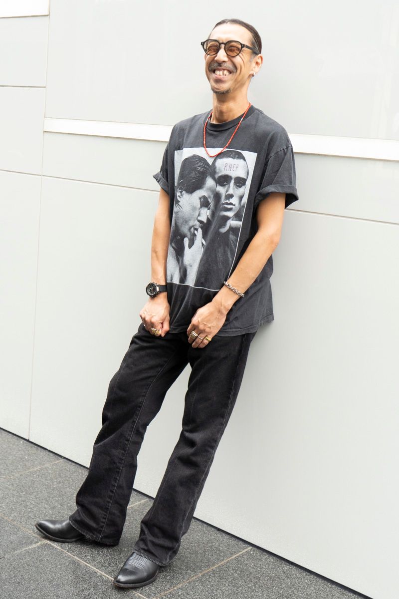 古着のTシャツコーディネート | 251012-1814-11 猪野哲夫 2枚目の写真