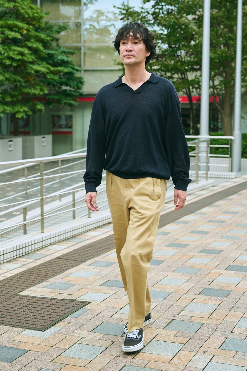 ザラのポロシャツコーディネート | 251019-1449-13 須賀 2枚目の写真