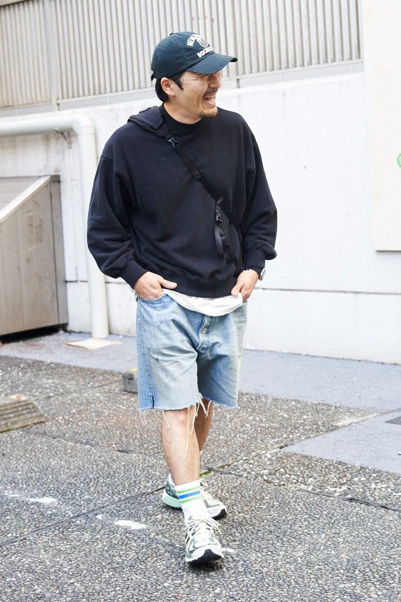 レミレリーフのスウェットコーディネート | 251019-1642-46 リー・サンク