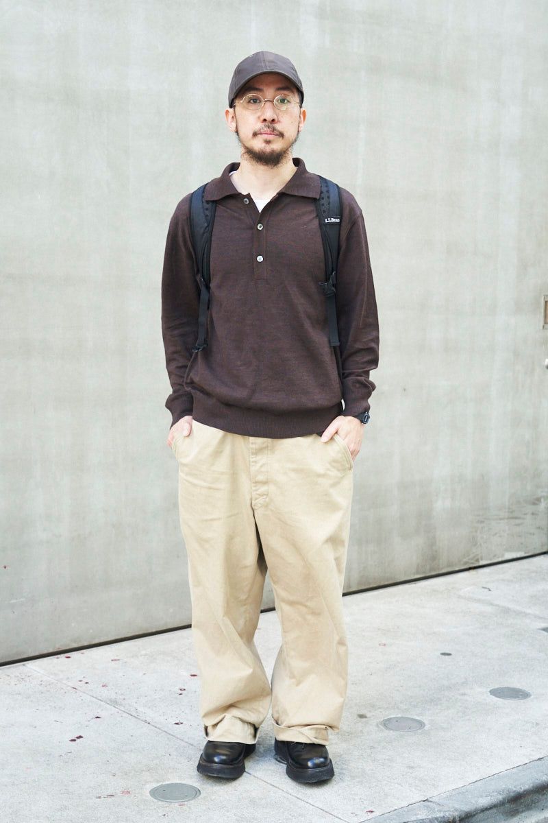 アナザーアスペクトのポロシャツコーディネート | 251019-1654-02 宮城