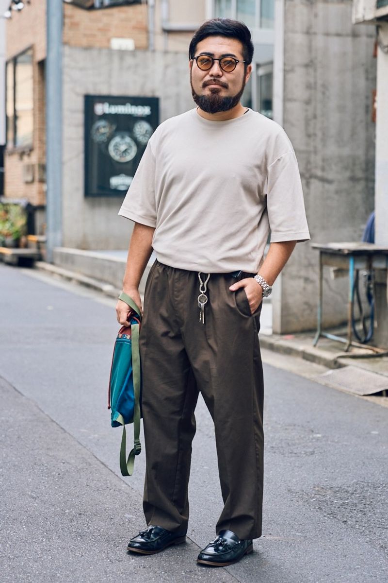 ユニクロのTシャツコーディネート | 251020-0604-21 渡邉寛大