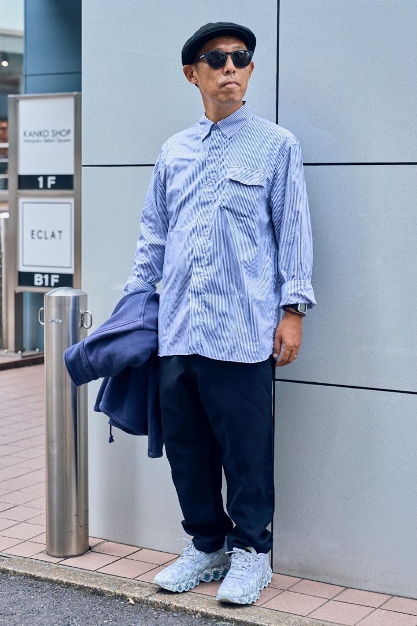 絶対定番のブルーシャツ、洒落者たちが選んだブランドと着こなしを街頭調査！ - 3枚目の画像