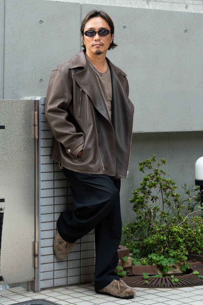 ジョンリンクスのライダーズジャケットコーディネート | 251021-1048-08 日永和孝 6枚目の写真