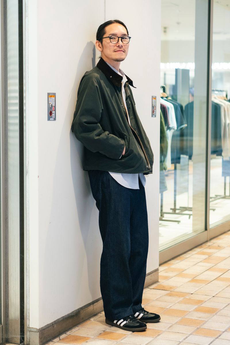 バブアーのジャケットコーディネート | 251029-0402-10 阿部智也 4枚目の写真