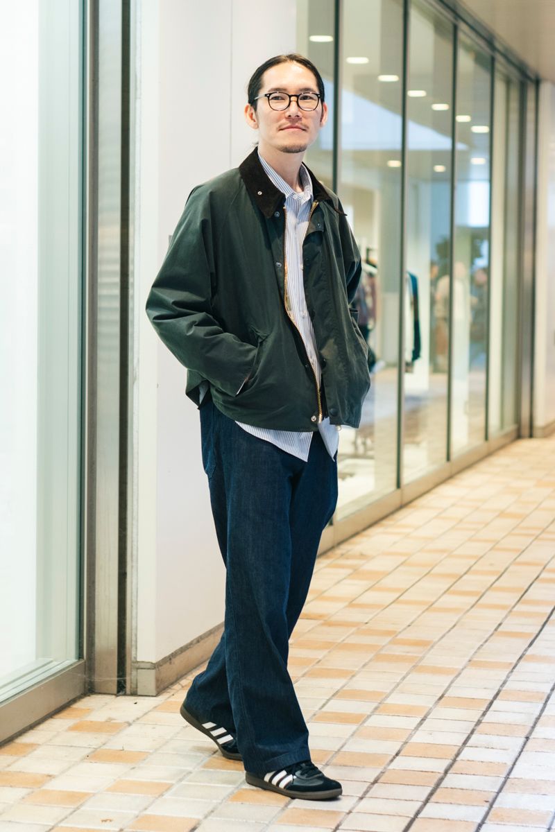 バブアーのジャケットコーディネート | 251029-0402-10 阿部智也 2枚目の写真