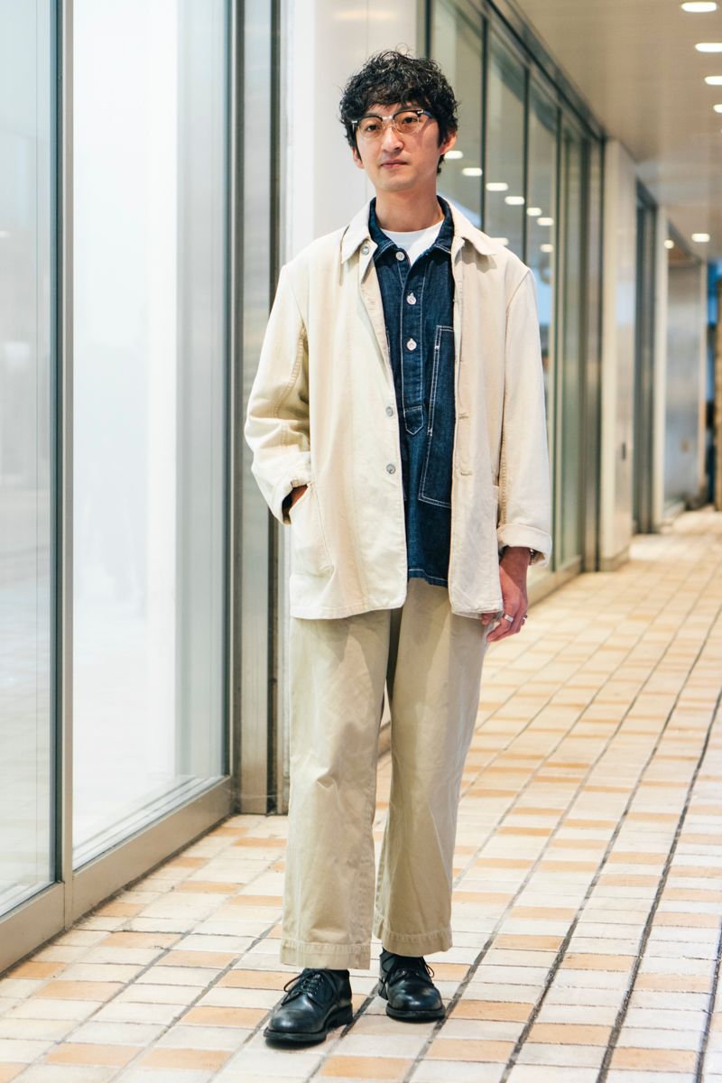 古着のジャケットコーディネート | 251029-0412-08 高橋健人