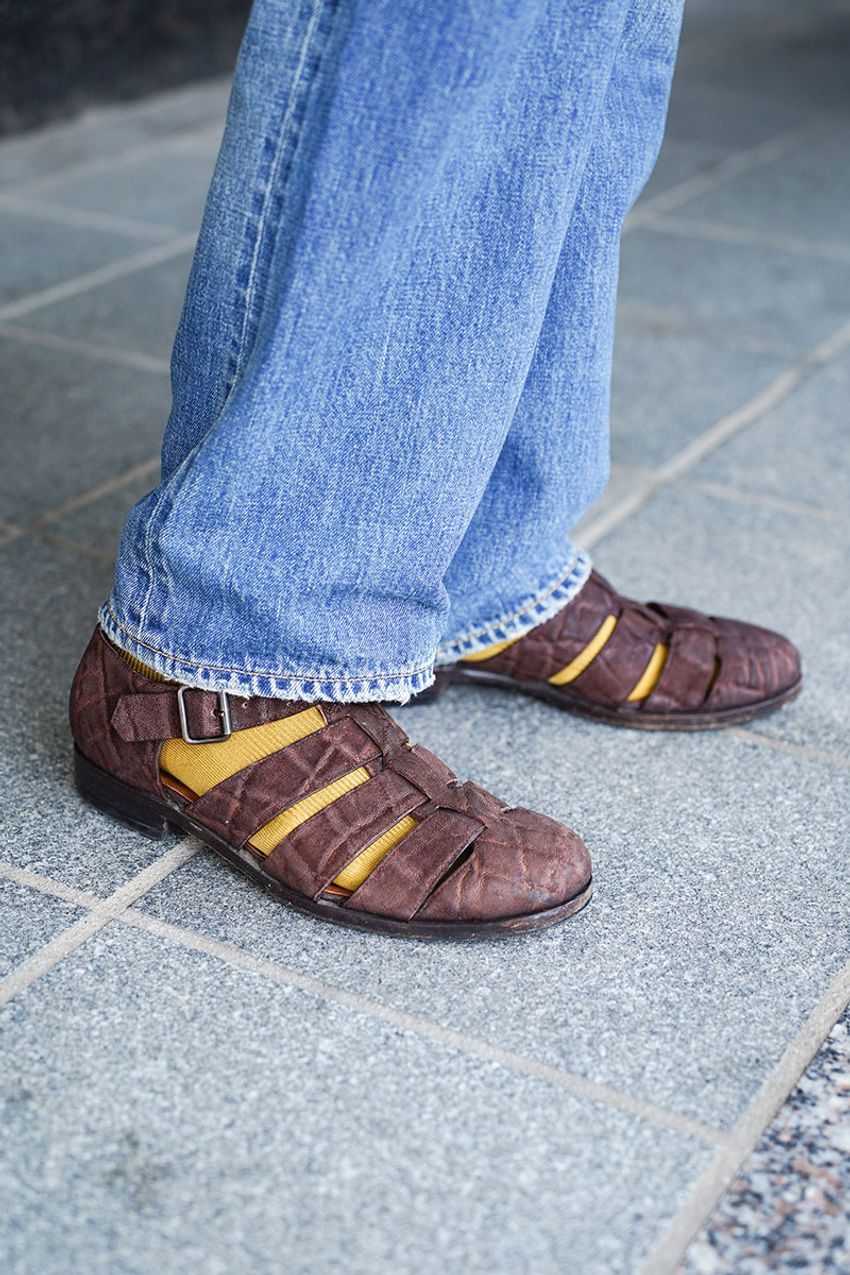 ブラックよりブラウン系が今っぽい？“レザーアウター”のリアルトレンドを街角調査！ - 7枚目の画像