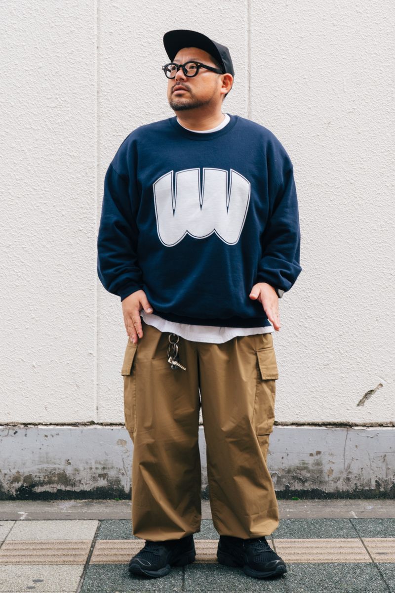 ウェイク×ミンナノのスウェットコーディネート | 251116-0723-37 久木田利彦