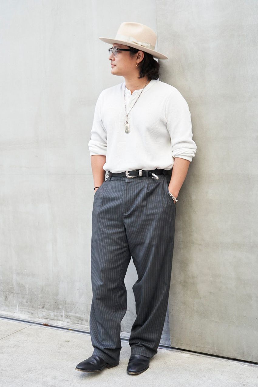 街のみんなの「ユニクロTシャツ」活用法をコーデとともに紹介！アートT、無地T、ロンT…… - 9枚目の画像