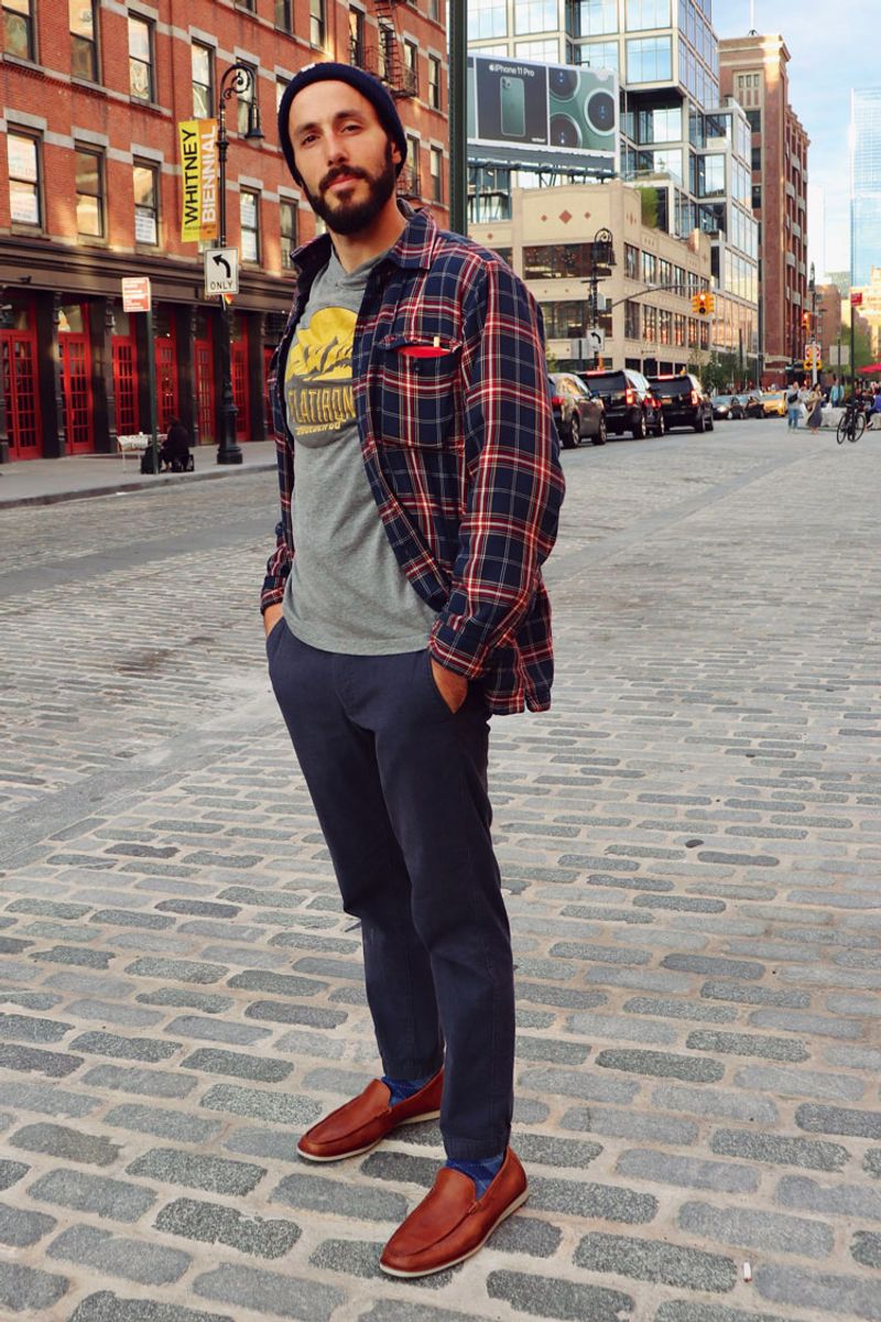 好例！ 実例！「アウトドア服を街で着る」 マット