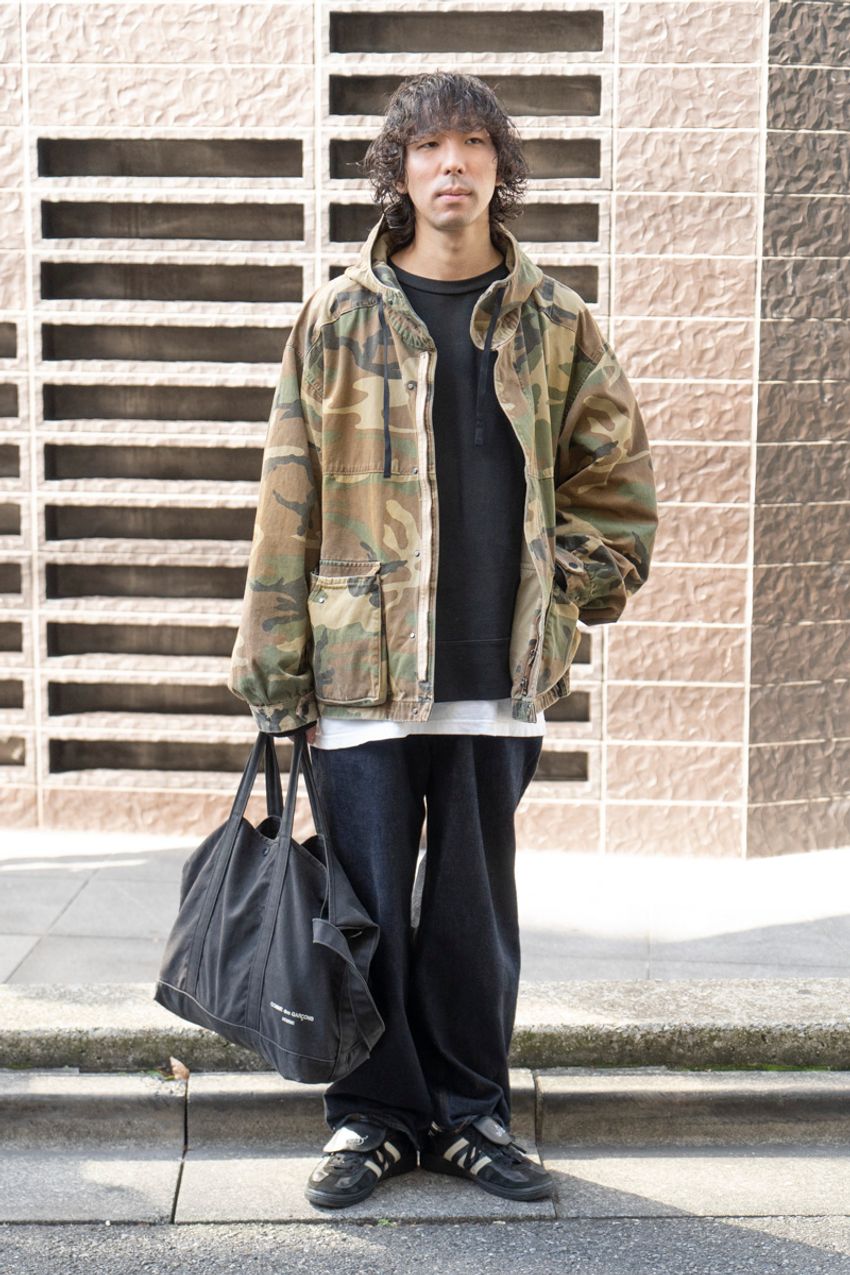 MA-1、M-65…… “ミリタリーアウター”人気は今季も健在！今っぽく着こなした街角の5名 - 9枚目の画像