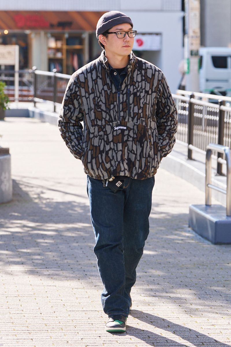 シュプリームのプルオーバーコーディネート | 251124-1005-15 おこめ