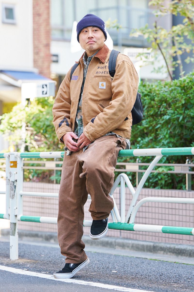 カーハートのジャケットコーディネート | 251124-1010-24 吉原智之