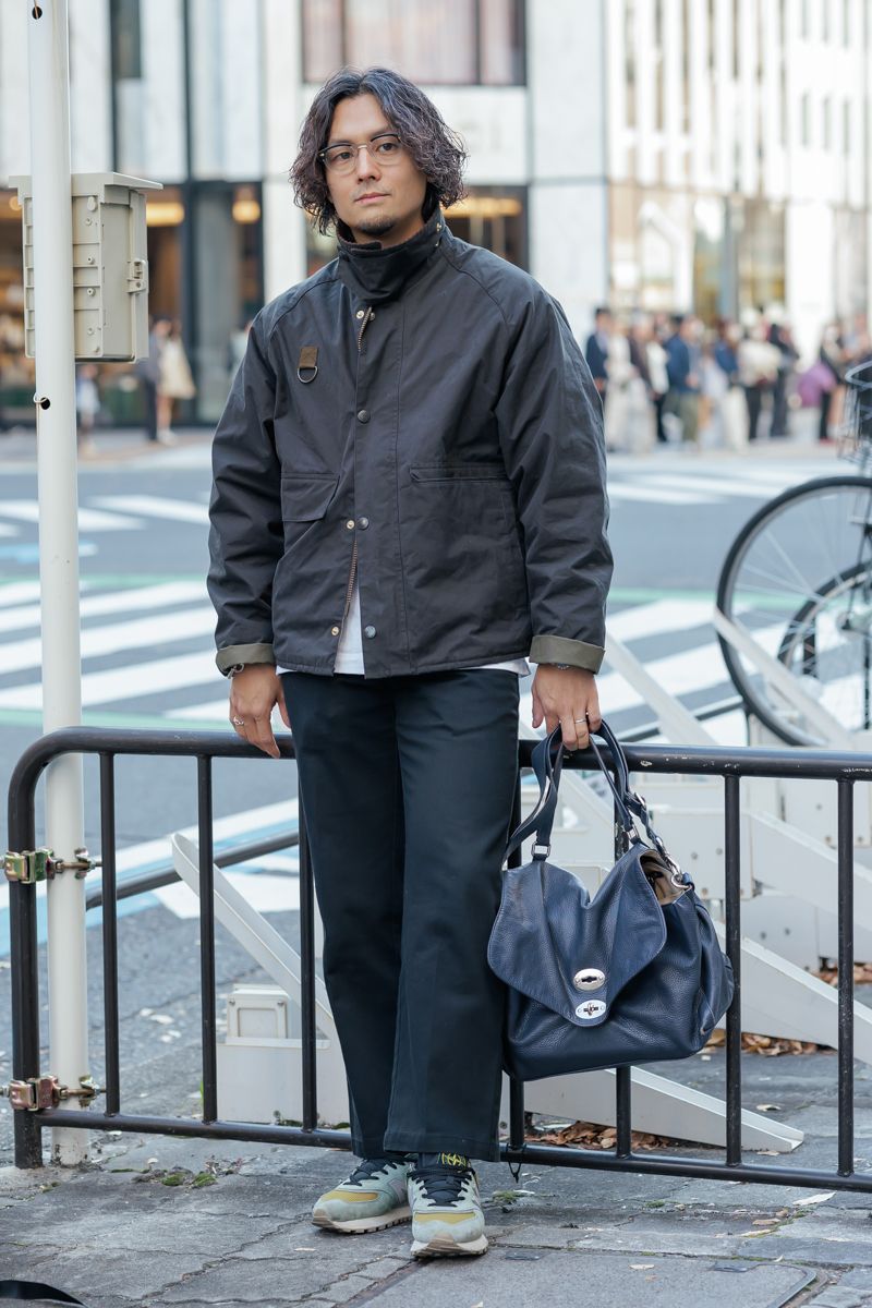 バブアー×マーカウェアのジャケットコーディネート | 251124-1101-27 りょう 3枚目の写真