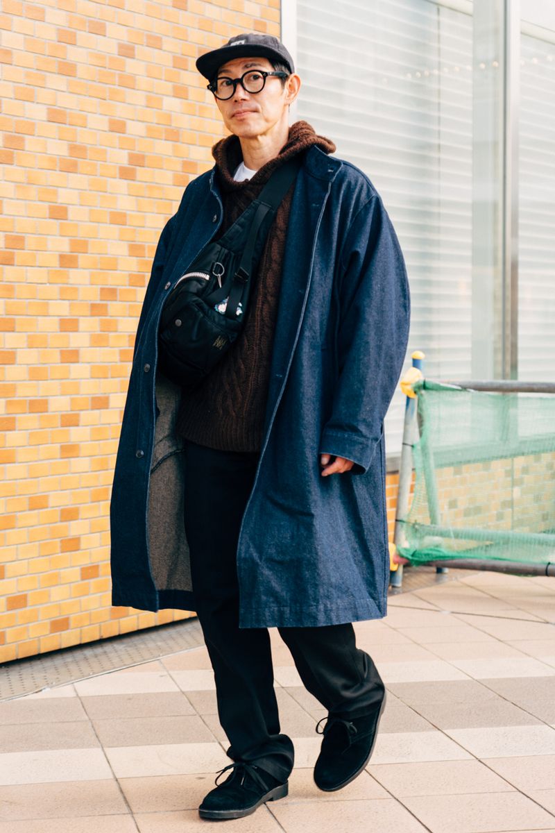 コート 古着  ニット 古着  パンツ ディッキーズ  シューズ クラークス  帽子 パタゴニア  眼鏡 ジンズ  バッグ ポーター  腕時計 アップル