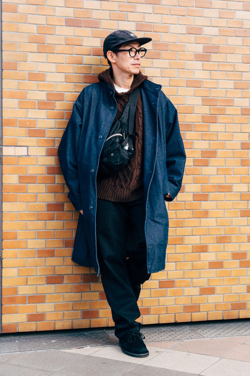 古着のコートコーディネート | 251124-1345-14 長谷川 真
