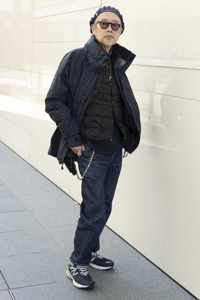 ロイヤルネイビーのジャケットコーディネート | 251124-1402-14