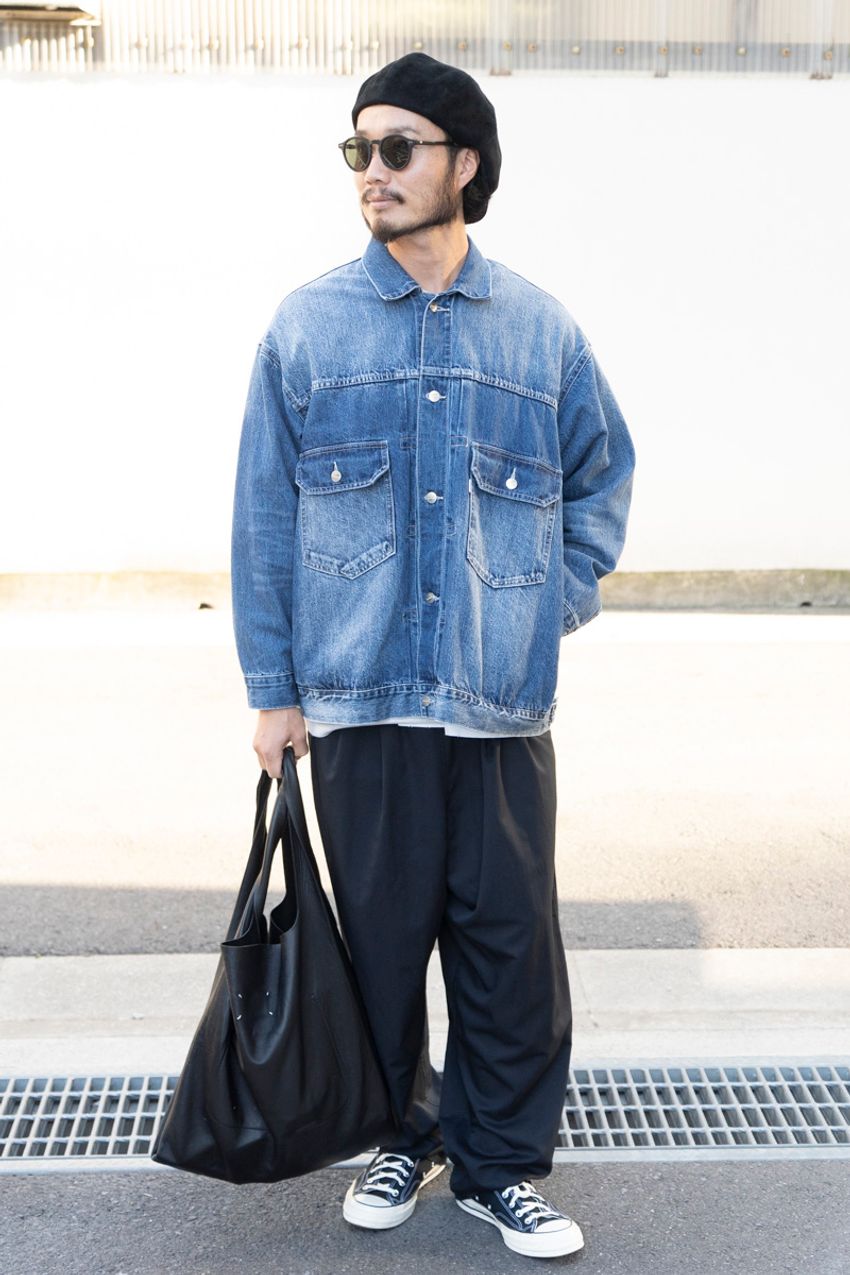“ゆるいデニムジャケット”が気分！定番コーデをモダンに魅せた5名の洒落者、その愛用ブランドは…… - 6枚目の画像