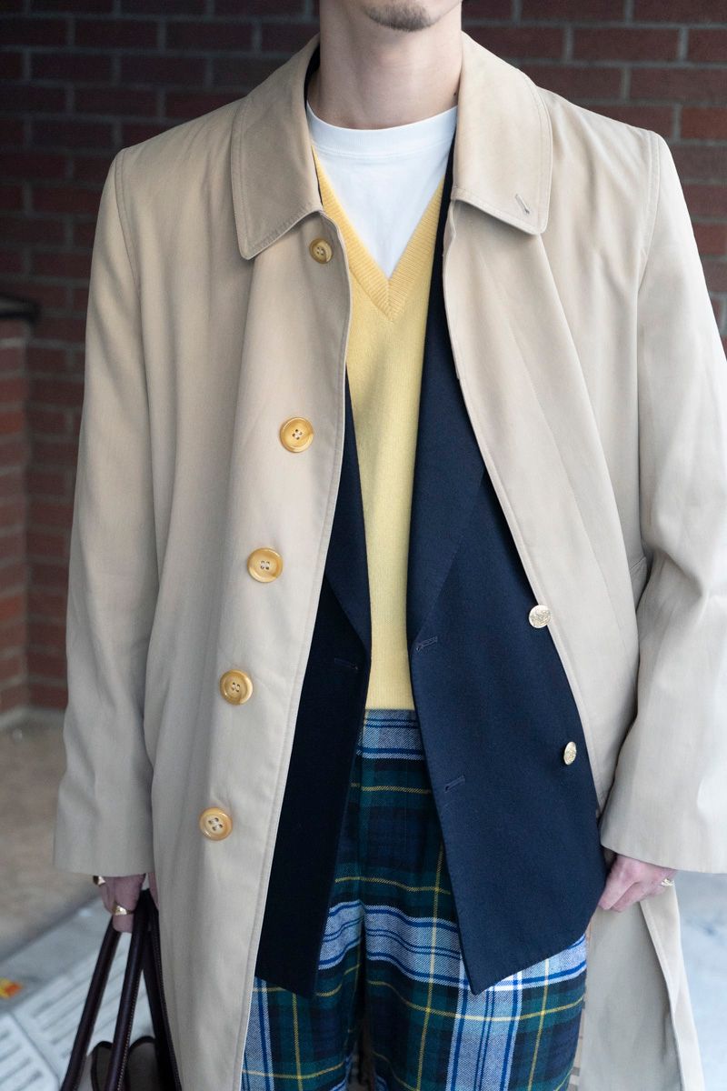 バーバリーのコートコーディネート | 251124-1414-55 佐々木 享 4枚目の写真
