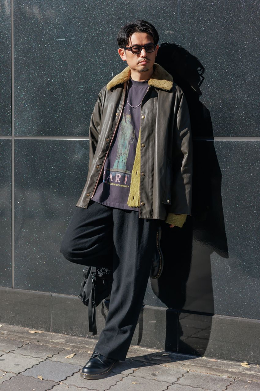 ブラックよりブラウン系が今っぽい？“レザーアウター”のリアルトレンドを街角調査！ - 8枚目の画像