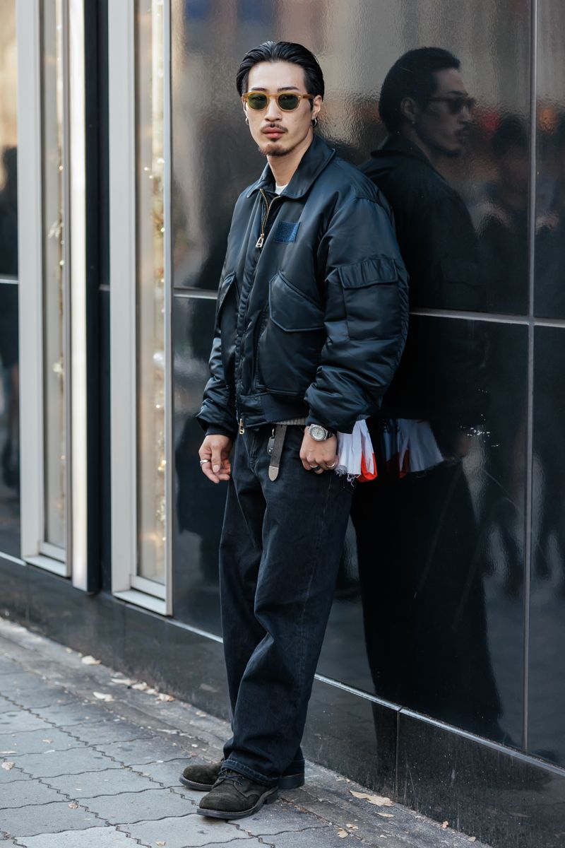 カウラムのジャケットコーディネート | 251126-1630-05 紫龍