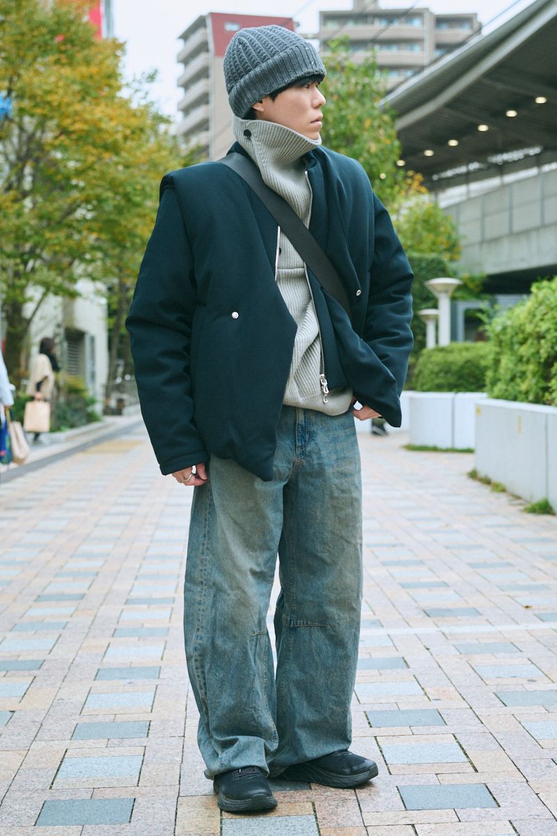 ナマチェコのダウンジャケットコーディネート | 251127-1259-55 小林遼平 3枚目の写真