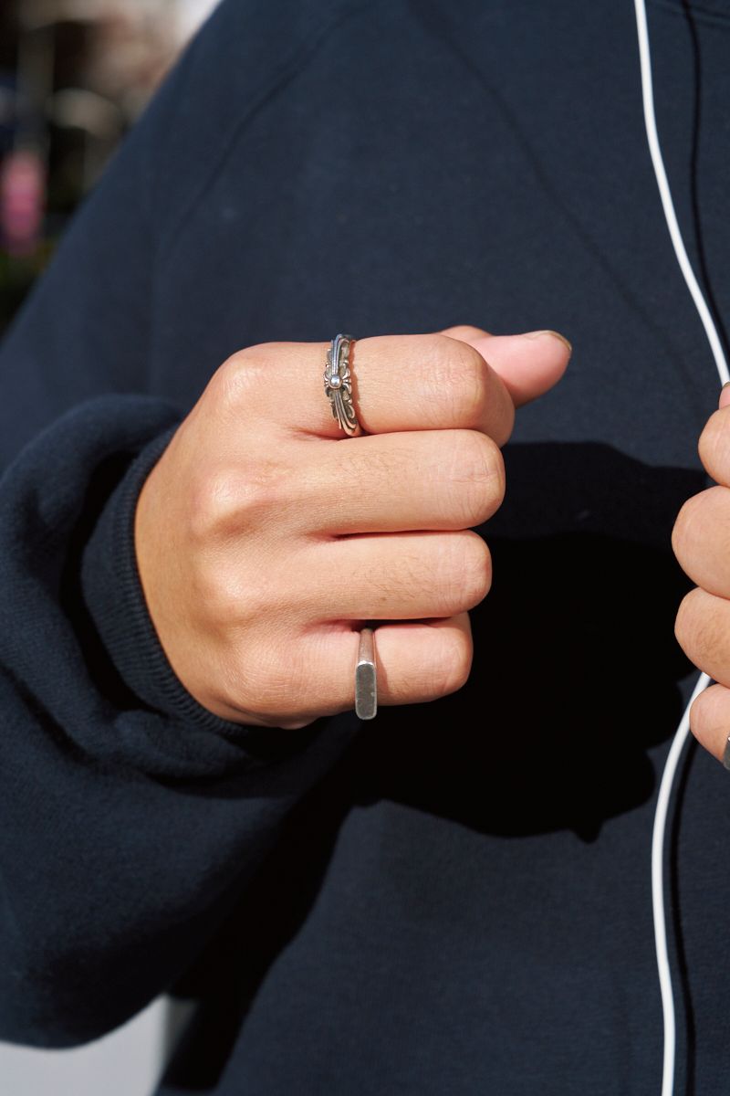 ストライプフォークリエイティブのスウェットコーディネート | 251127-1509-57 野地将仁 7枚目の写真