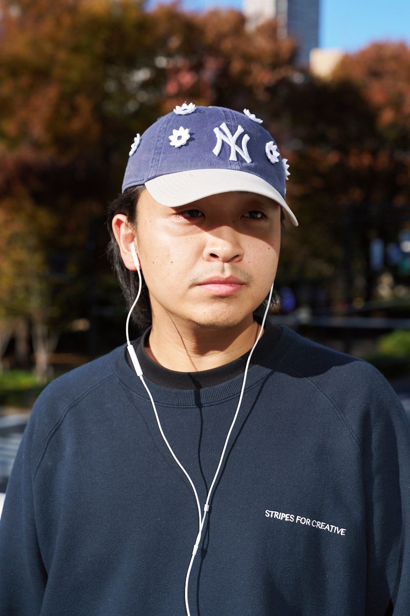 ストライプフォークリエイティブのスウェットコーディネート | 251127-1509-57 野地将仁 5枚目の写真