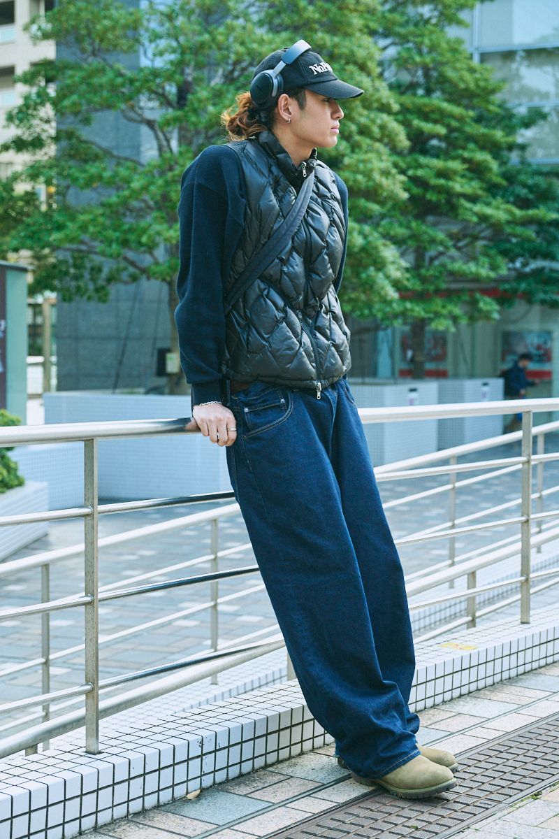 古着のダウンベストコーディネート | 251201-1203-33 まや 2枚目の写真