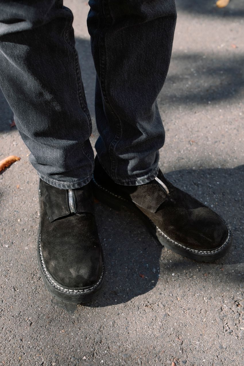 MA-1、M-65…… “ミリタリーアウター”人気は今季も健在！今っぽく着こなした街角の5名 - 6枚目の画像