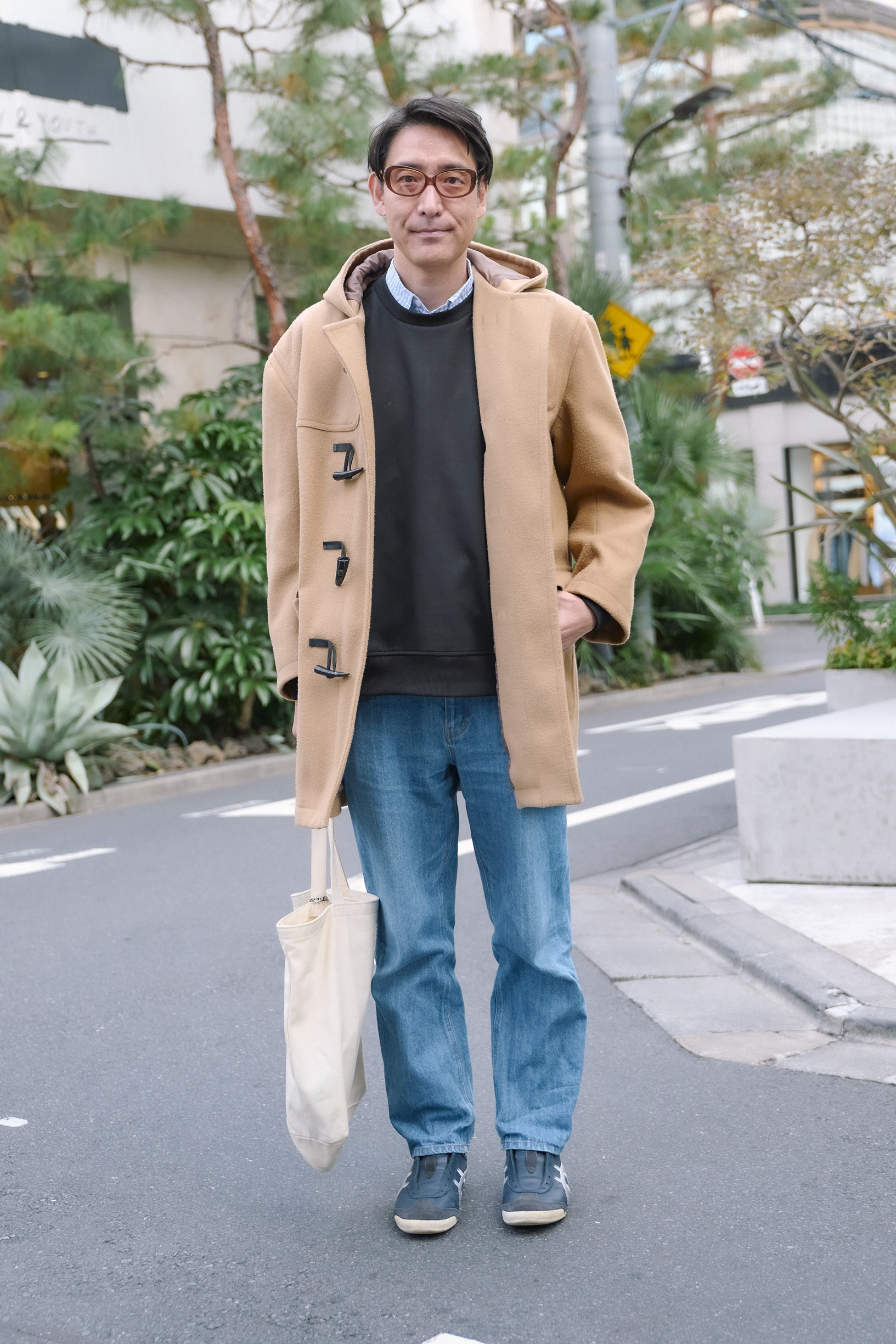 ファッション ダッフルコート メンズ 横 野暮ったさ皆無 着こなしの幅
