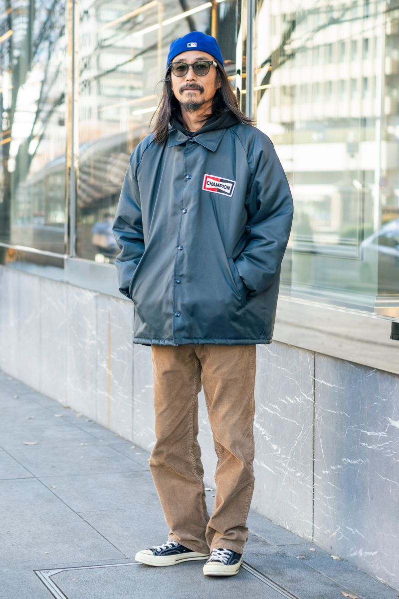 チャンピオンスパークプラグのジャケットコーディネート | 251220-0548-35 辺見礼樹