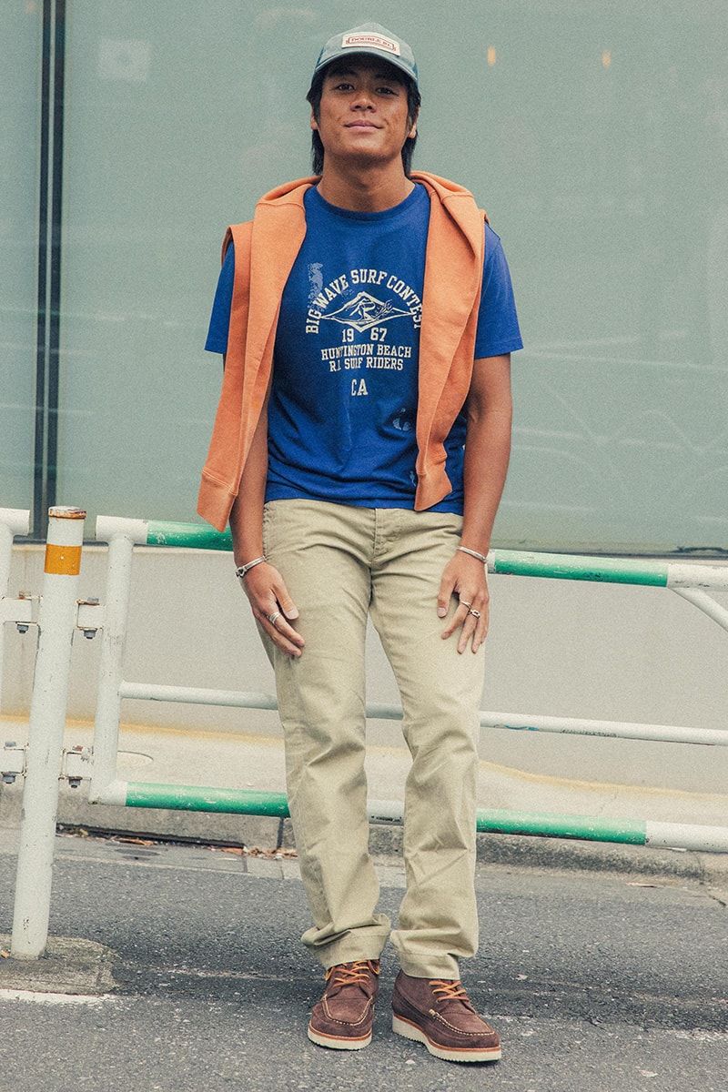 ダブルアールエルのTシャツコーディネート | 251224-1334-08 吉永祐太