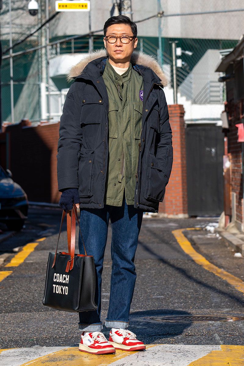 ベルスタッフのジャケット/アウターコーディネート | 251225-2145-30 シン・ミンチョル